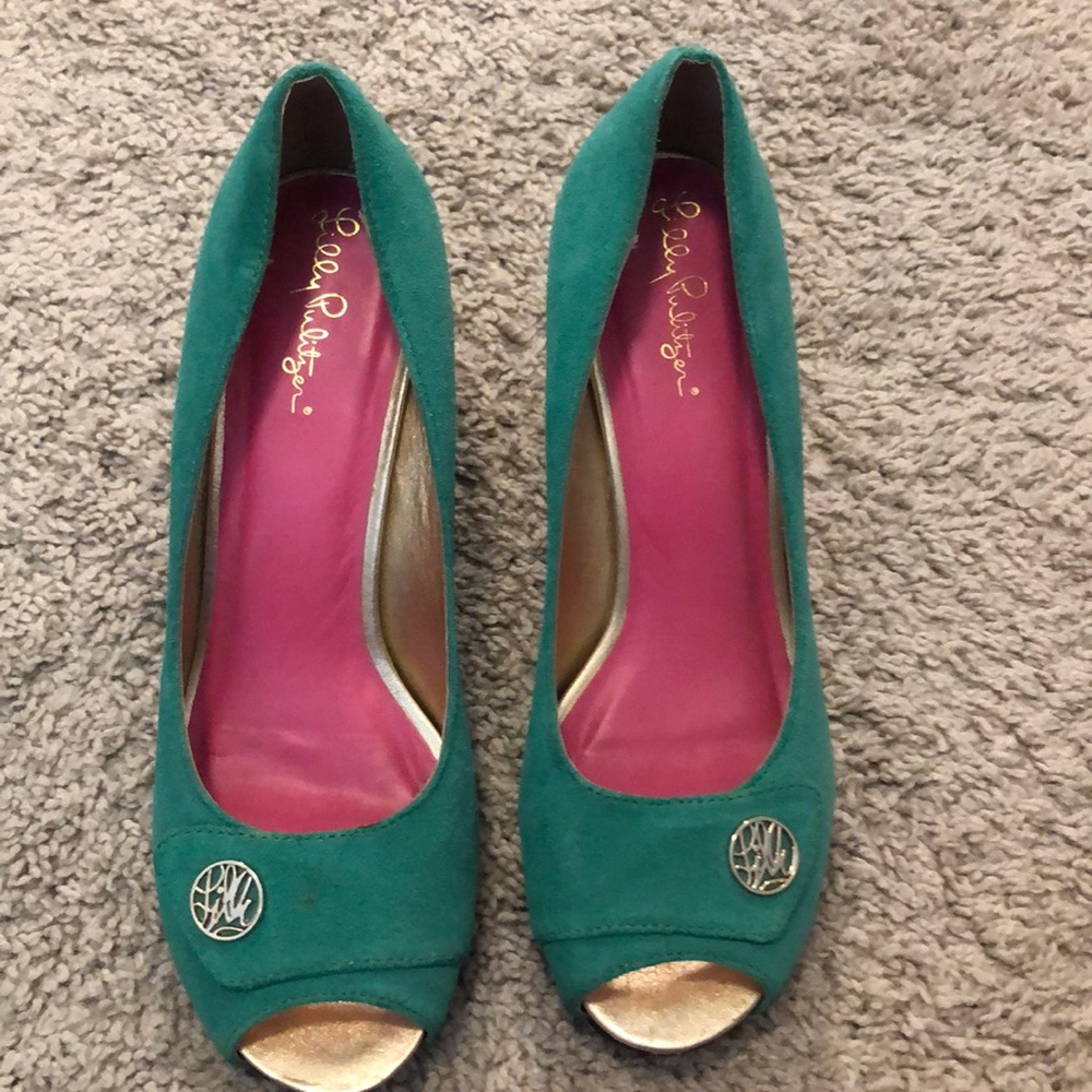 Lily Pulitzer wedges